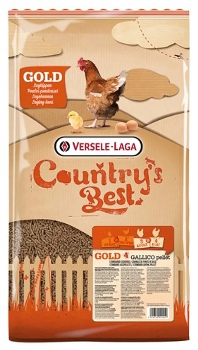 Versele-Laga Country's Best Gold 4 Gallico Kippenvoer - 20kg - afbeelding 5 van 6