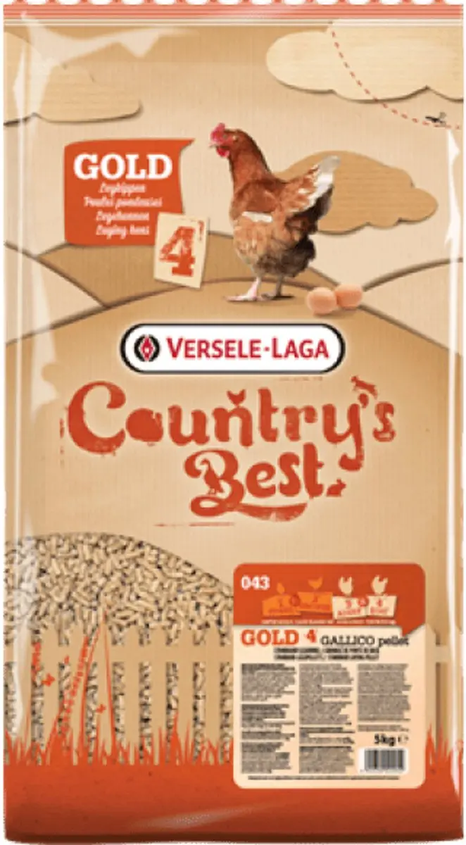 Versele-Laga Country's Best Gold 4 Gallico Kippenvoer - 20kg - afbeelding 6 van 6