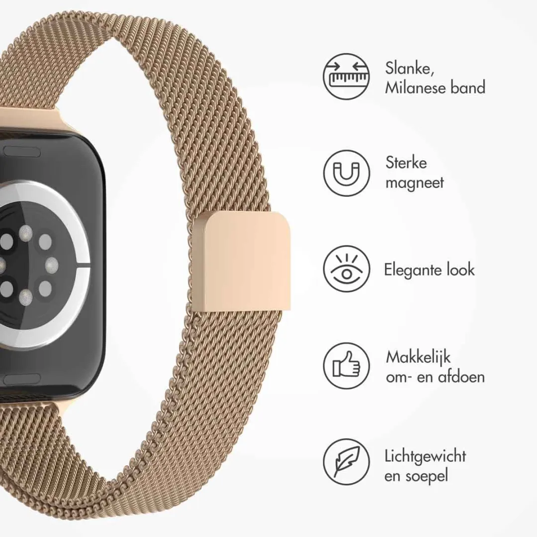 Imoshion Milanees Bandje Goud - Apple Watch 42mm