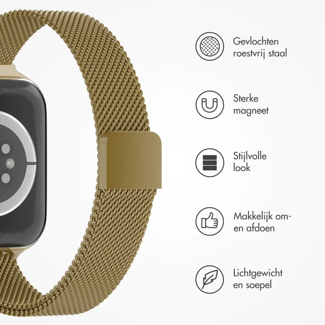 Imoshion Milanees Bandje Goud - Apple Watch 42mm