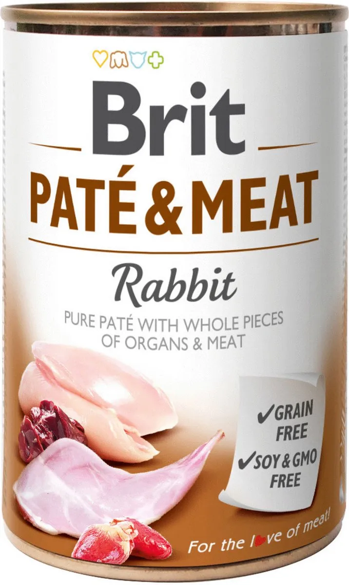 Brit Pate & Meat Konijn 6x400g