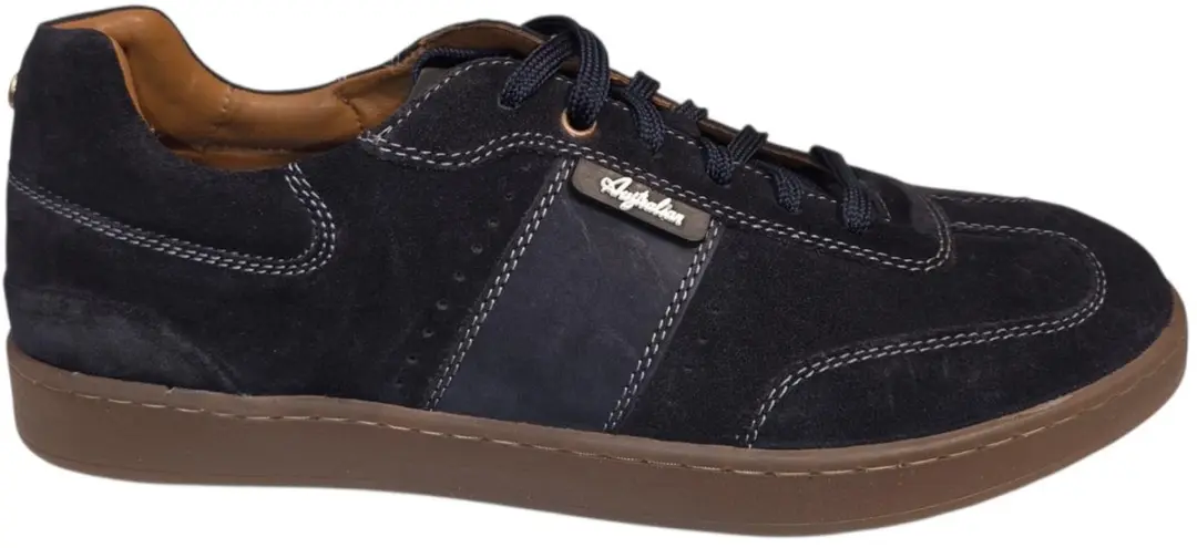 Australian Kylian Heren Sneakers - Blauw Leer - afbeelding 2 van 6