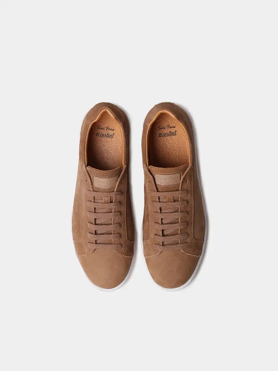 Nubuck vetersneakers voor heren | DALMAU - afbeelding 2 van 2