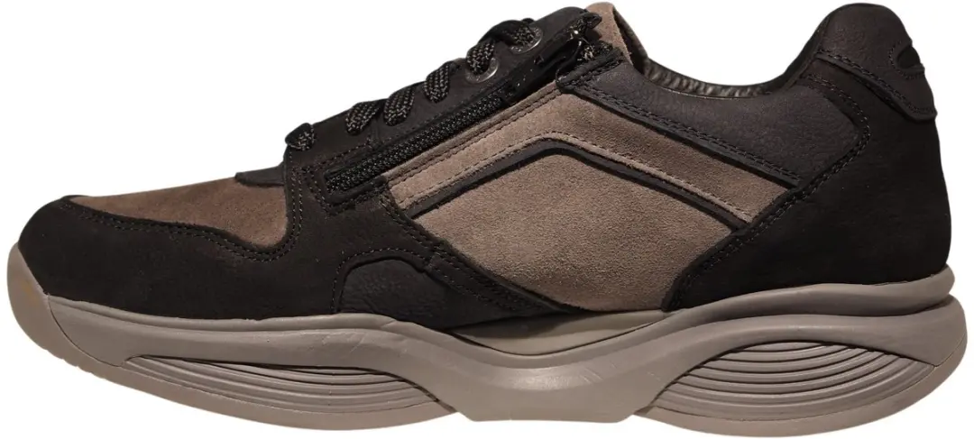 Xsensible SWX29 Leren Heren Sneakers - Zwart - afbeelding 2 van 6