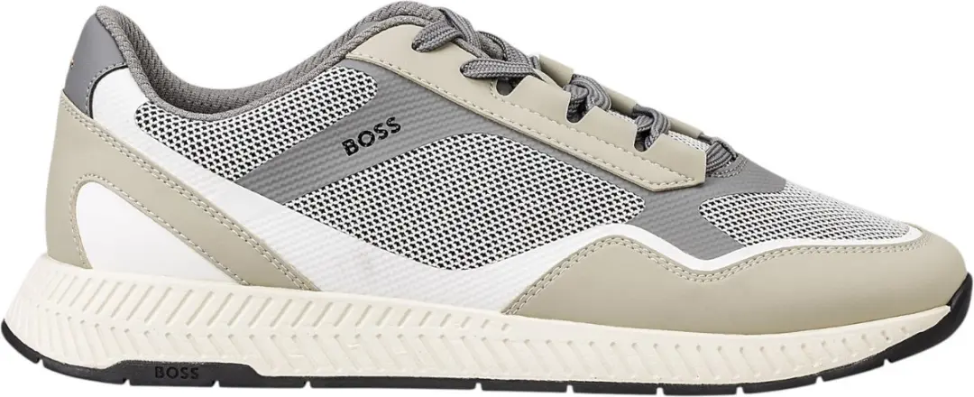 Boss Heren Sneakers Bruin 50568928/285 Titanium