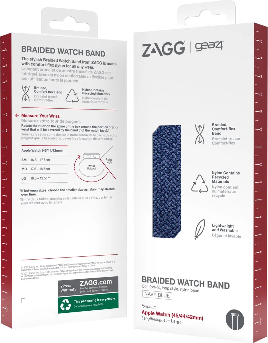 Gear4 Braided Nylon Horlogeband