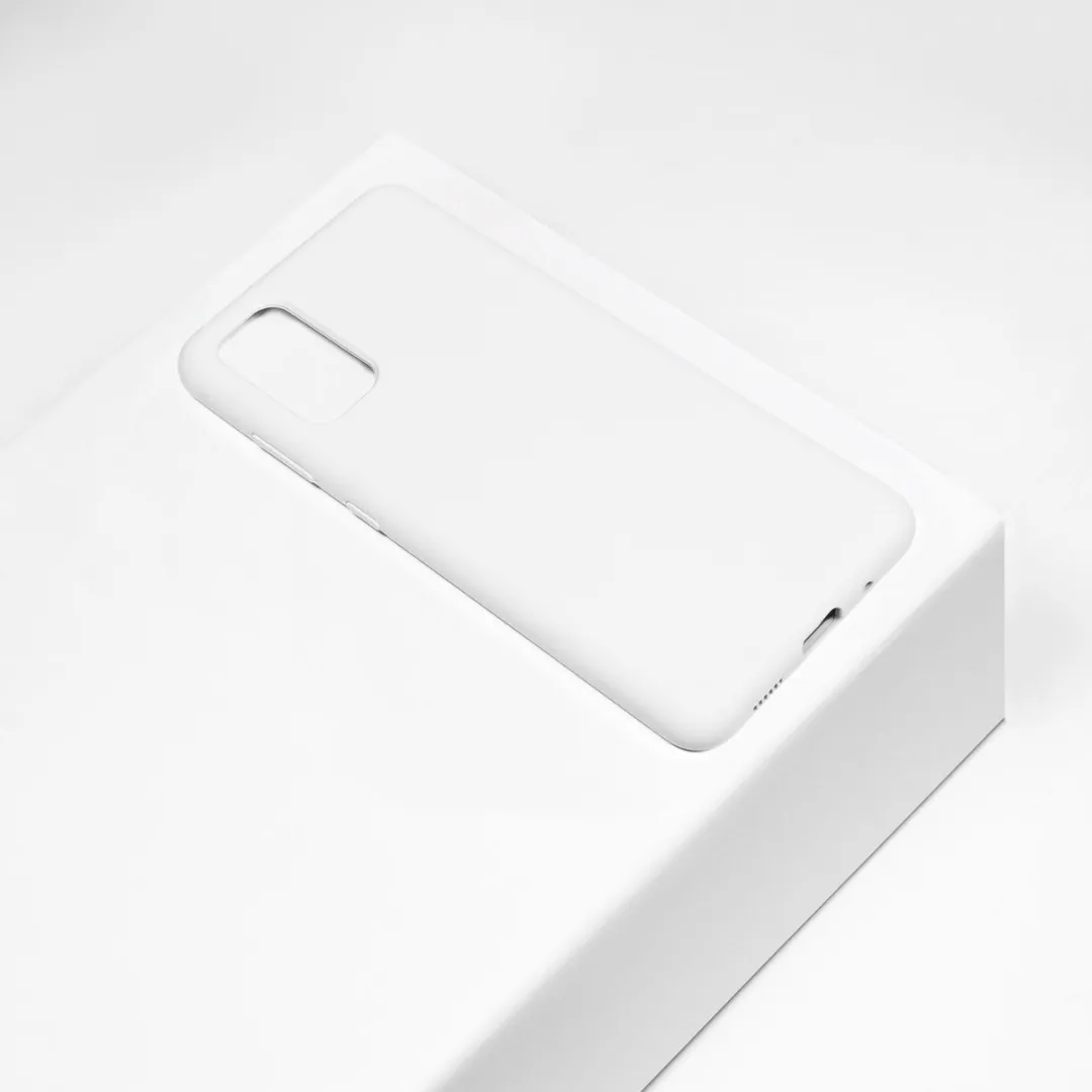 BMAX Siliconen Hoesje Samsung Galaxy S20 Plus - Wit