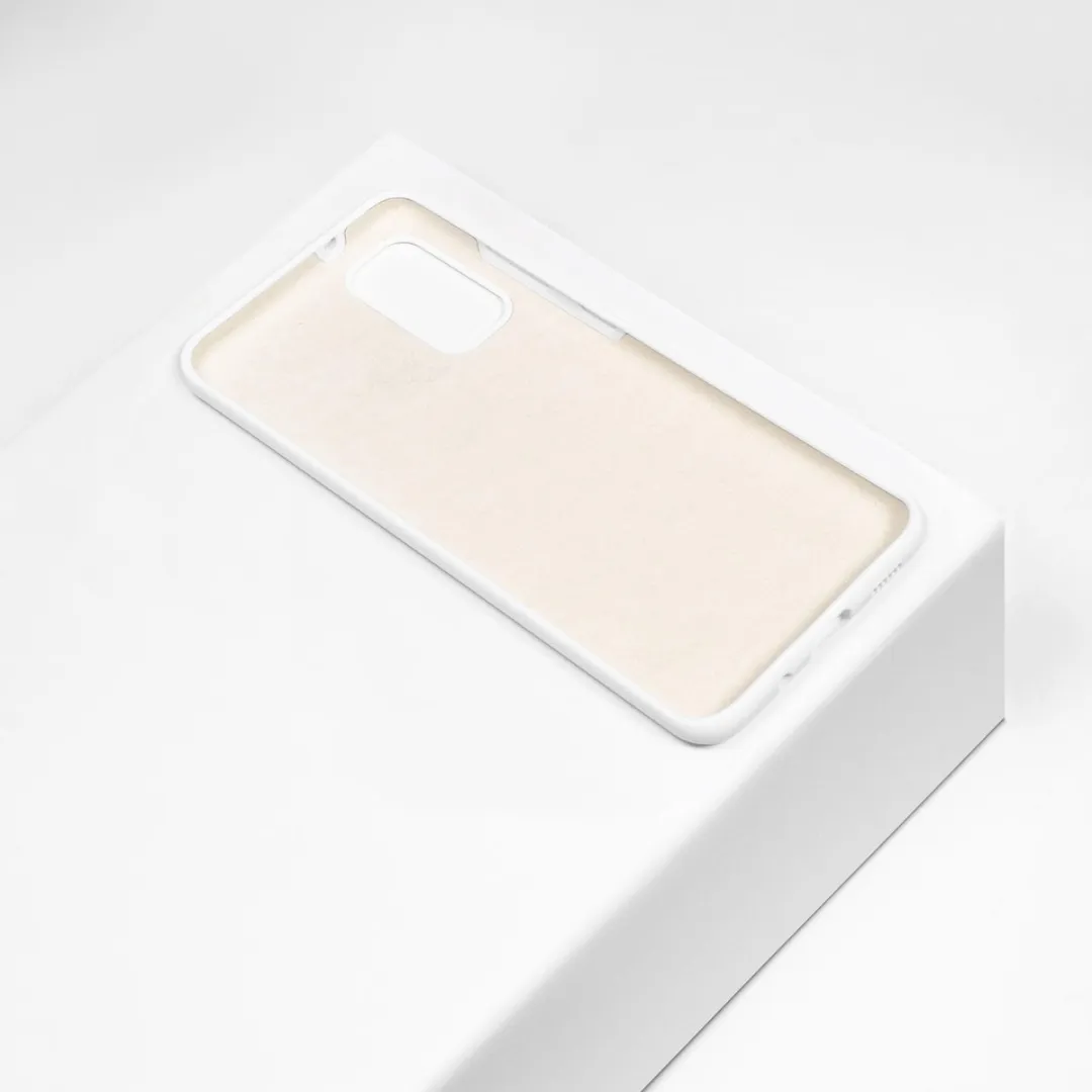 BMAX Siliconen Hoesje Samsung Galaxy S20 Plus - Wit