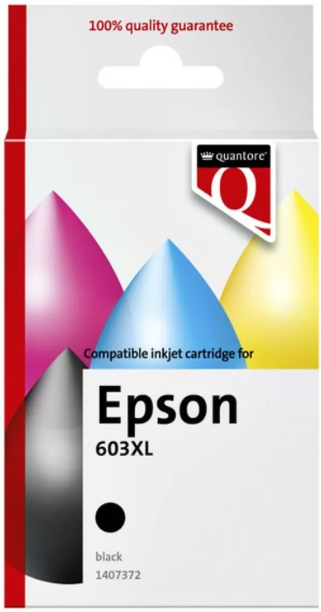 Quantore Inktcartridge 1407372 Zwart