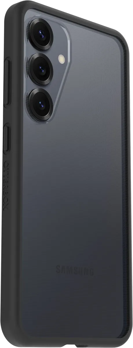 OtterBox React Backcover S25 - Zwart & Transparant