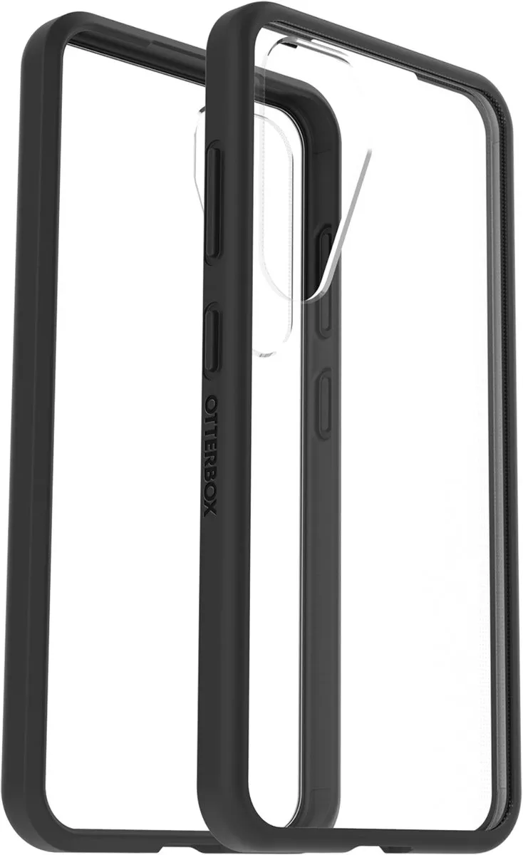 OtterBox React Backcover S25 - Zwart & Transparant