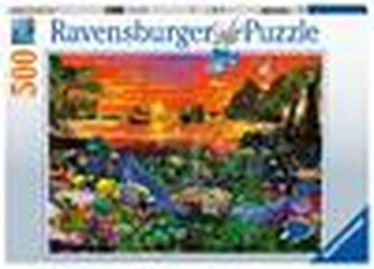 Ravensburger Schildpad in het Rif Legpuzzel 500 Stuks - Multicolor