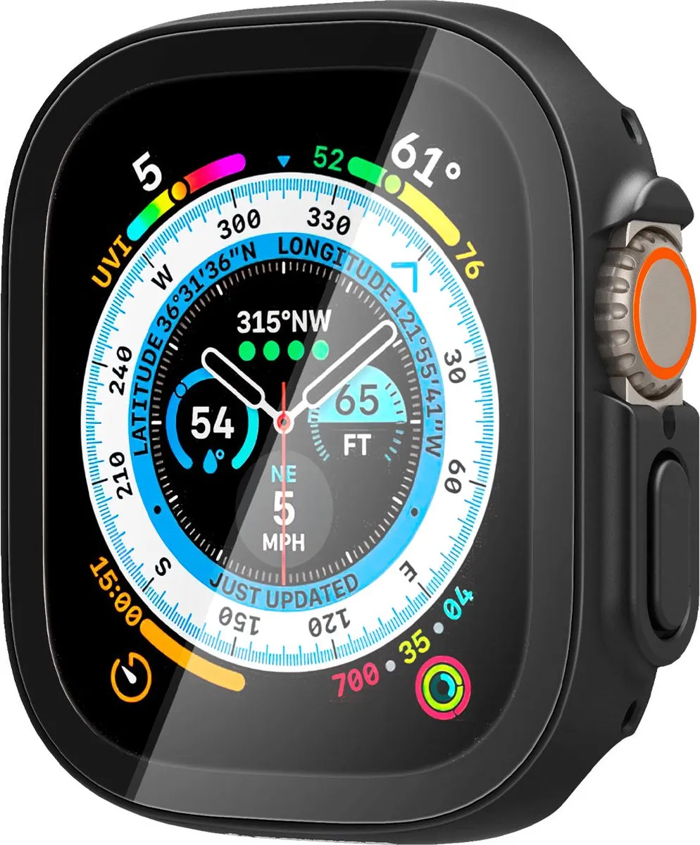 Spigen Thin Fit Apple Watch Ultra Hoesje 49mm - Zwart