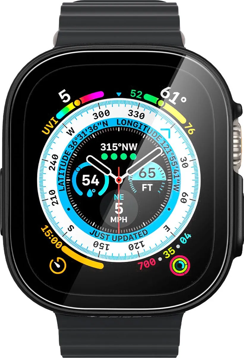 Spigen Thin Fit Apple Watch Ultra Hoesje 49mm - Zwart