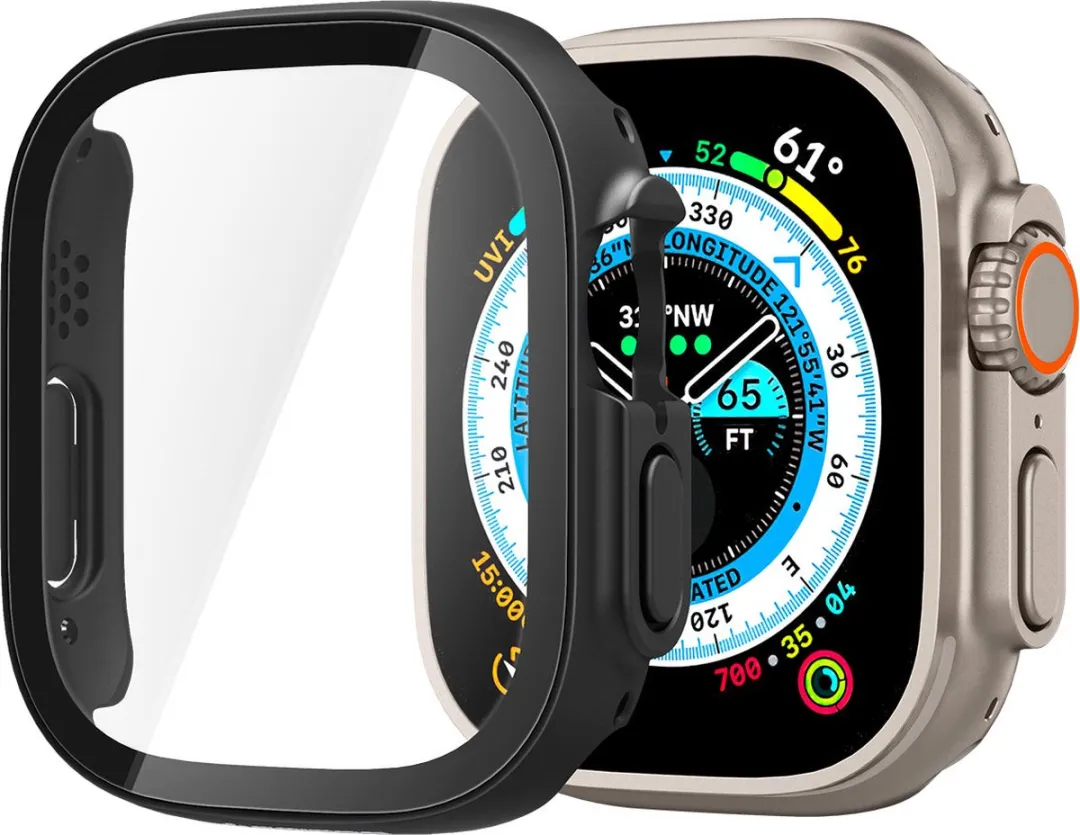 Spigen Thin Fit Apple Watch Ultra Hoesje 49mm - Zwart
