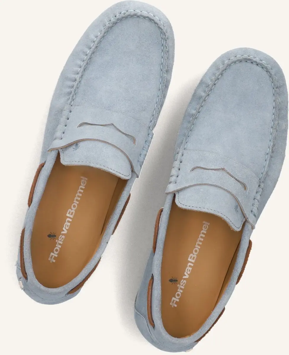 Floris Van Bommel Sfm-40026 De Drijver Sneakers - Suède - Heren - Blauw - Maat 44 - afbeelding 4 van 6