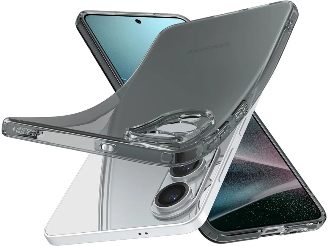 Spigen Liquid Crystal Case Samsung Galaxy S25 Edge - Zwart - 8800283302585