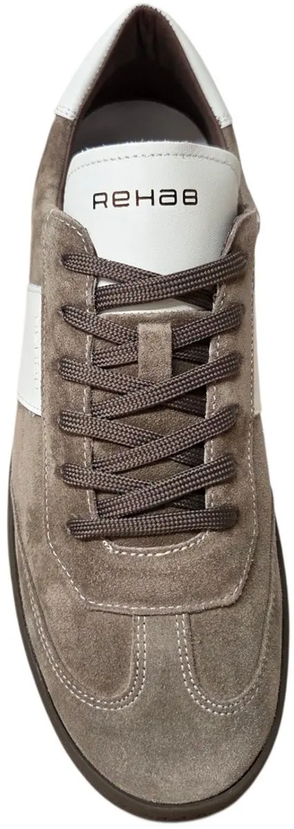 Rehab Zack Suede Heren Sneakers - Taupe - afbeelding 3 van 6
