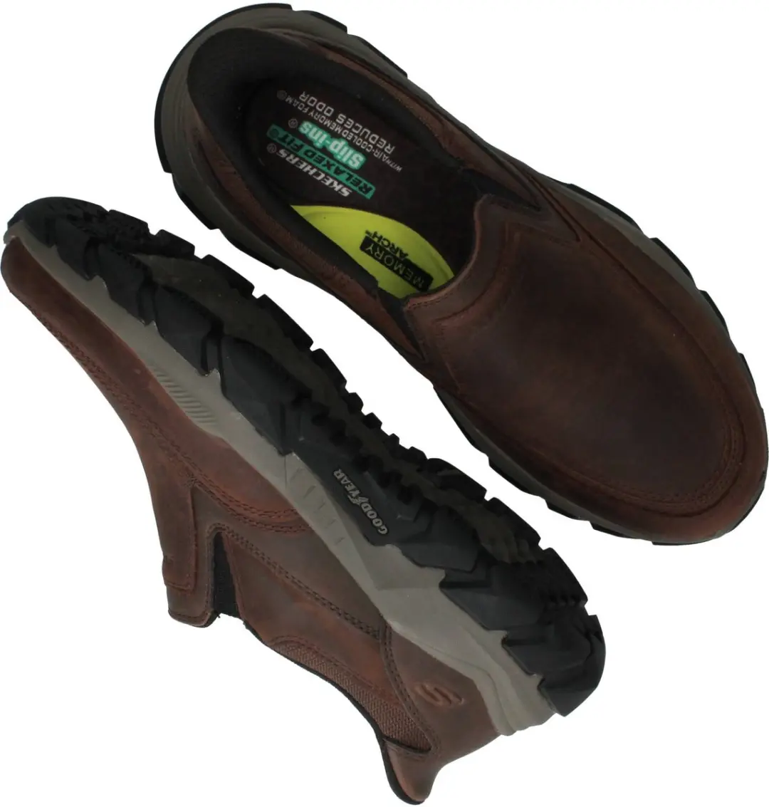 Skechers Santoro Archaic Slip-in Sneakers - Bruin - afbeelding 4 van 6