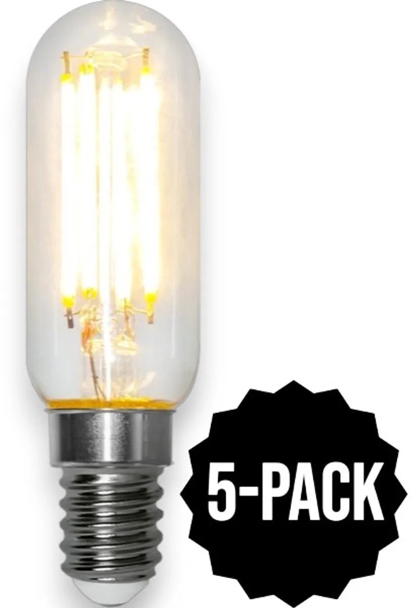 Star Trading Staaflamp E14 4.9W - 5 Stuks - Extra Warm Wit