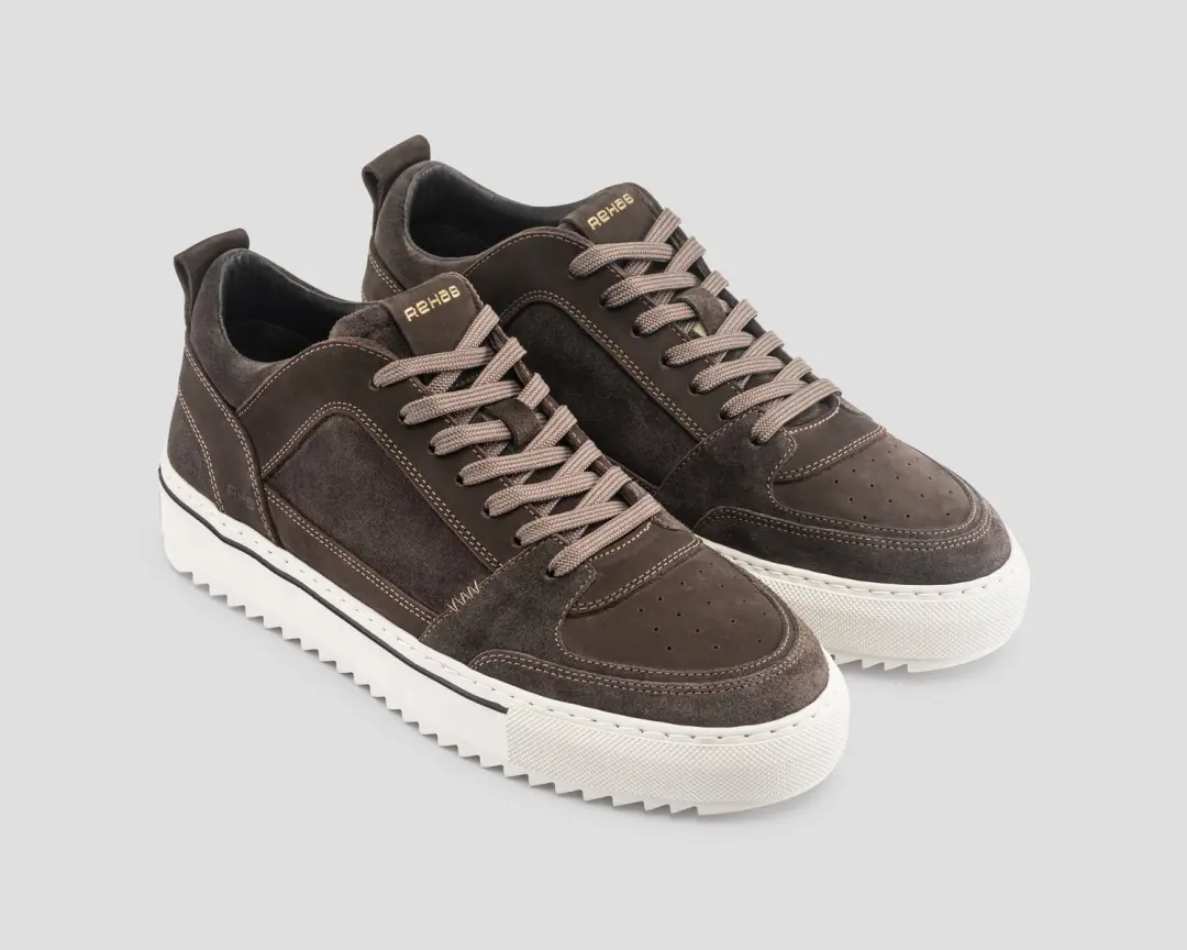 Rehab Creon Heren Sneakers - Bruin - afbeelding 5 van 6