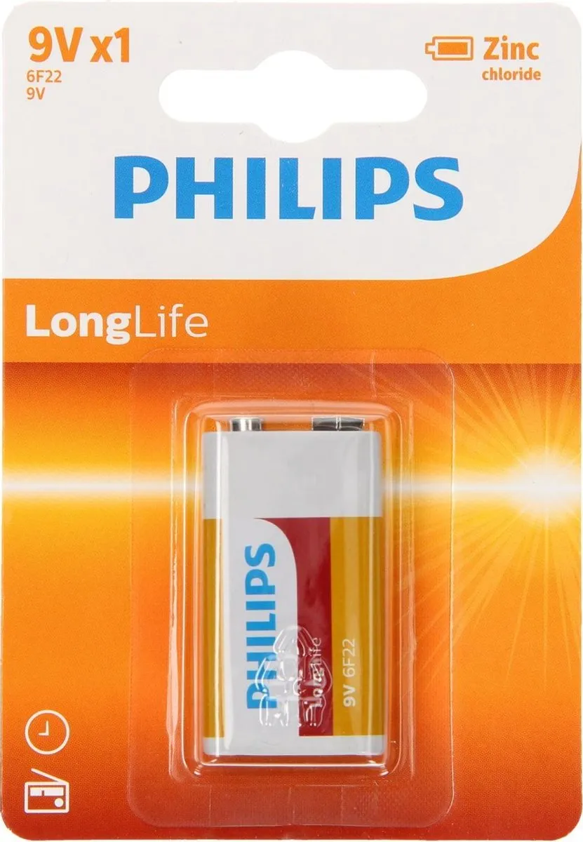 Philips 9V LongLife Batterij