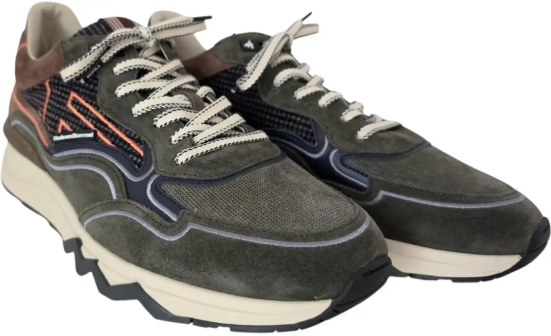 Floris van Bommel De Zager 03.17 Sneakers - Groen - 44.5 - afbeelding 5 van 6