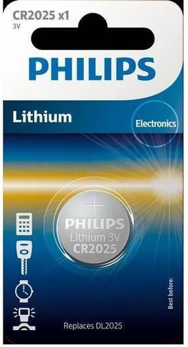 Philips CR2025 Lithium Batterij - 1 Stuk - afbeelding 6 van 7