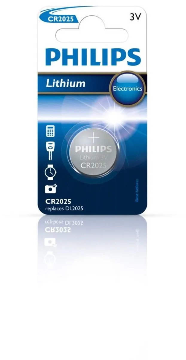 Philips CR2025 Lithium Batterij