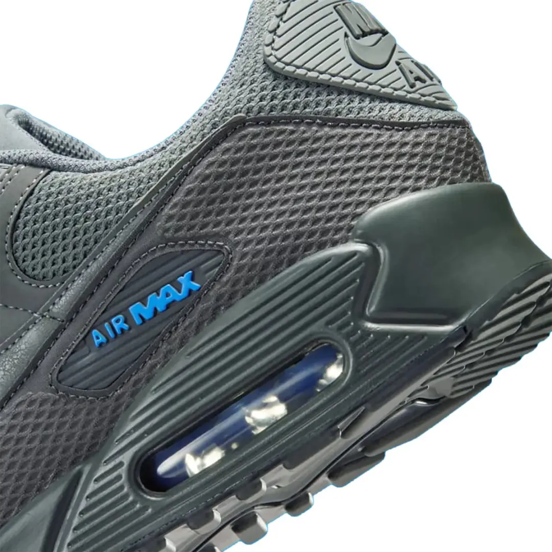 Nike Air Max 90 Heren Sneakers - Donkergrijs - Maat 46 - afbeelding 3 van 5