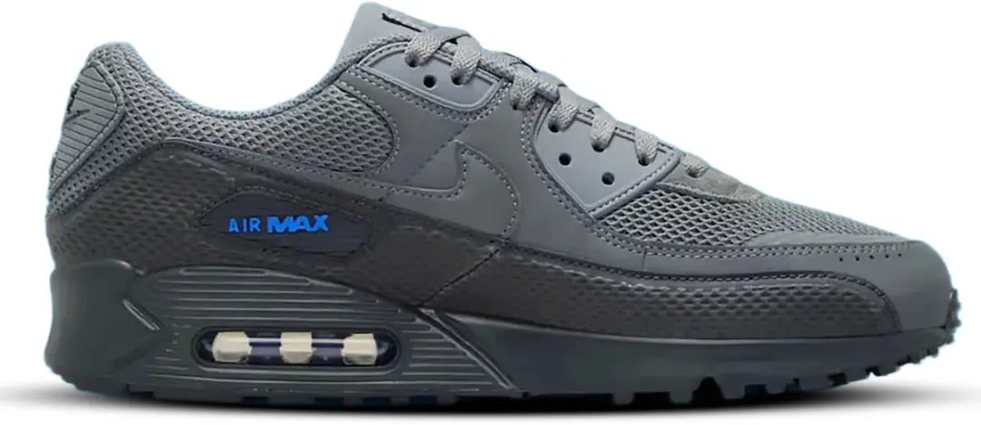 Nike Air Max 90 Heren Sneakers - Donkergrijs - Maat 46 - afbeelding 4 van 5