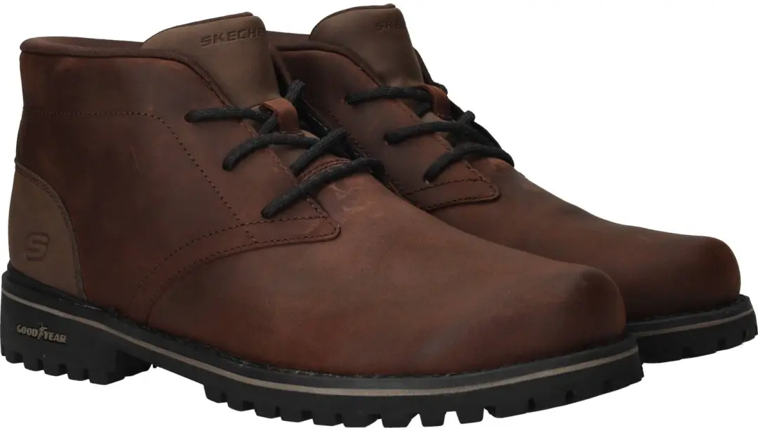 Skechers Quintero Damien Heren Instappers - Donkerbruin - afbeelding 6 van 6