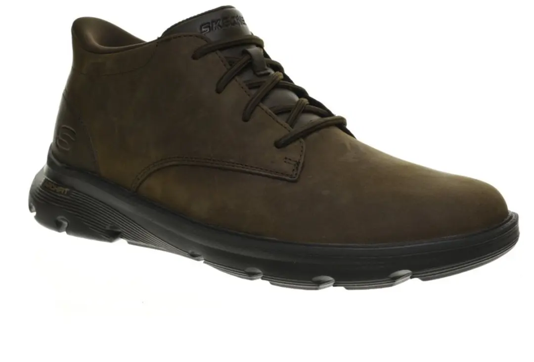 Skechers ARCH FIT GARZA - RIDLEY Heren Instappers - Donkerbruin - afbeelding 2 van 6