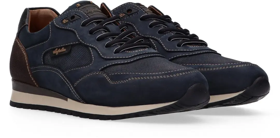 Australian Fabian Leather Sneakers - Donkerblauw - Maat 48 - afbeelding 3 van 6