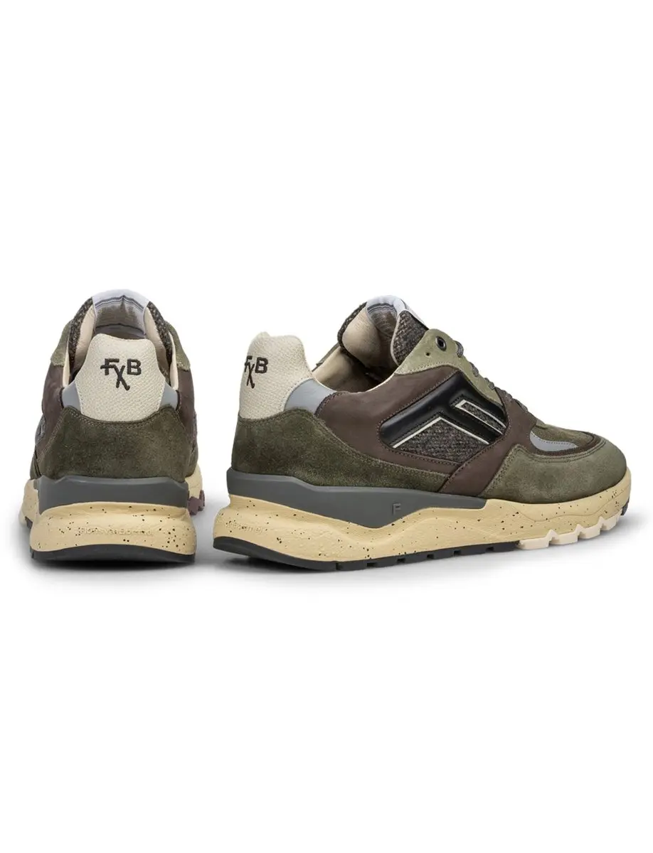 Floris van Bommel De Treener Sneakers - Groen - afbeelding 5 van 6