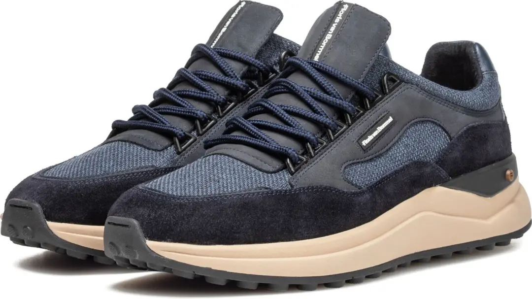 Floris van Bommel De Trikker Sneakers - Blauw - afbeelding 2 van 5
