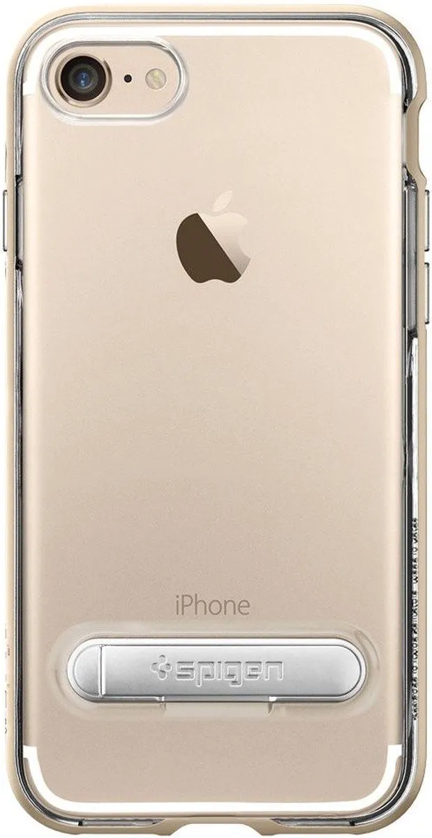 Spigen Crystal Hybrid iPhone 7/8 Hoesje - Champagne Goud