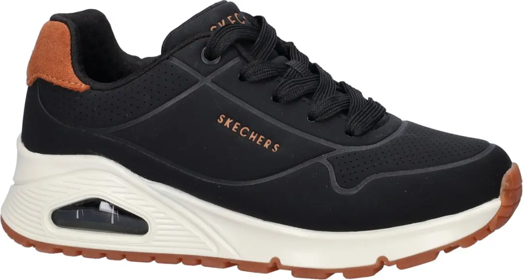 Skechers Uno Gen Jongens Sneaker - Zwart - Maat 35 - afbeelding 4 van 6