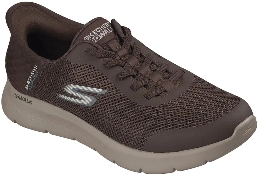 Skechers GO WALK FLEX Hands Up Instappers - Chocolate - afbeelding 4 van 6