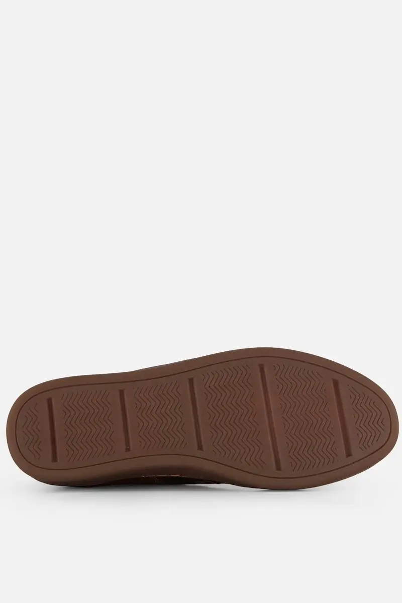 Australian Kylian Heren Sneakers Bruin Leer - Maat 40 - afbeelding 4 van 6