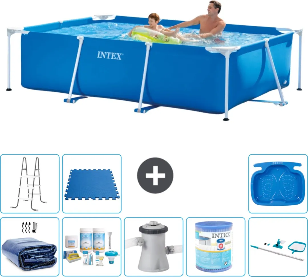 Intex Frame Zwembad 260x160cm Blauw