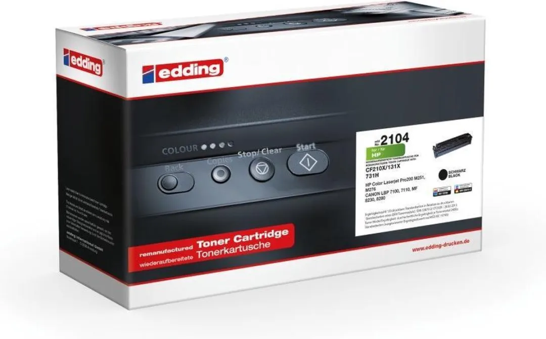 edding EDD-2104 Toner - 2400 Pagina's - Zwart