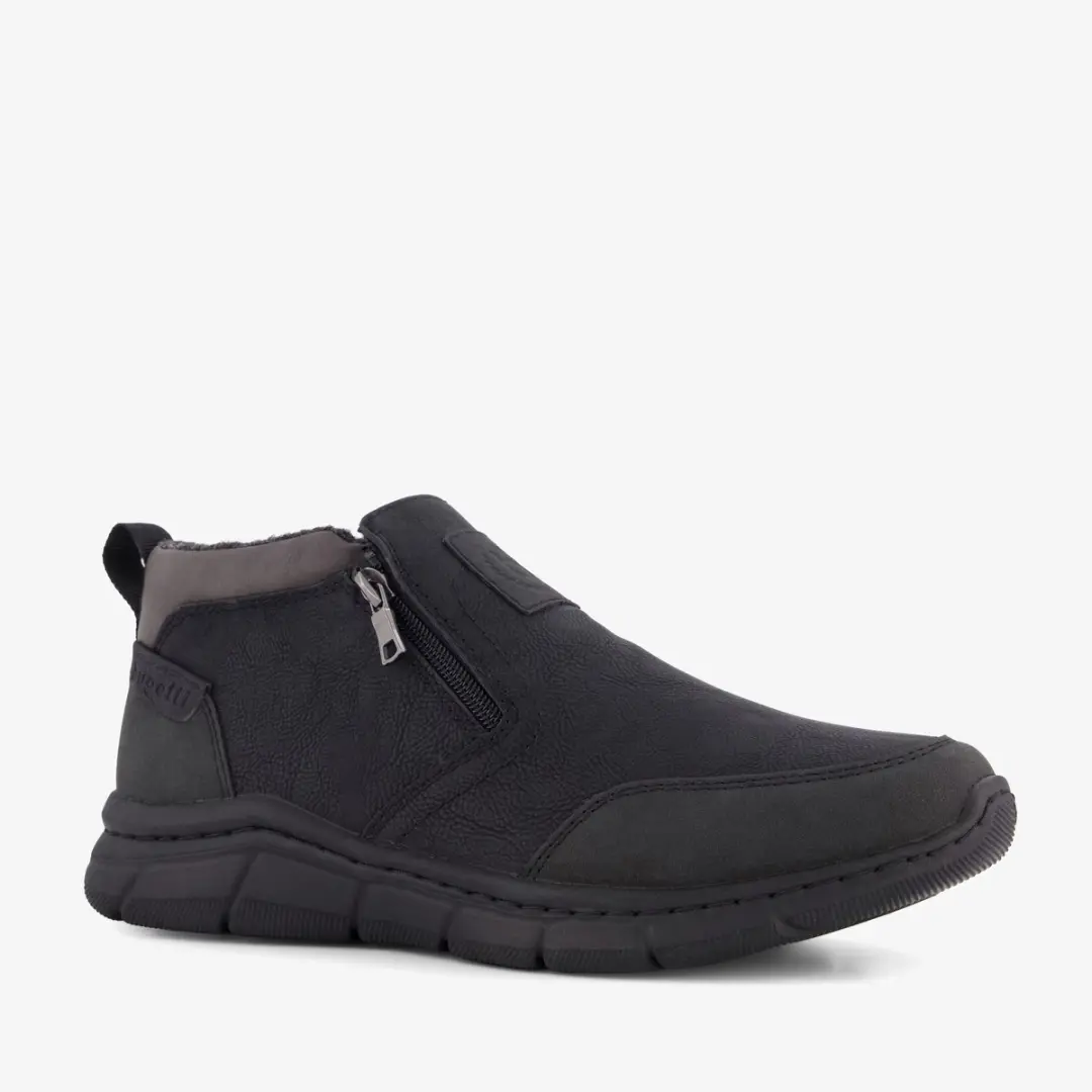 Bugattie hoge heren sneakers zwart