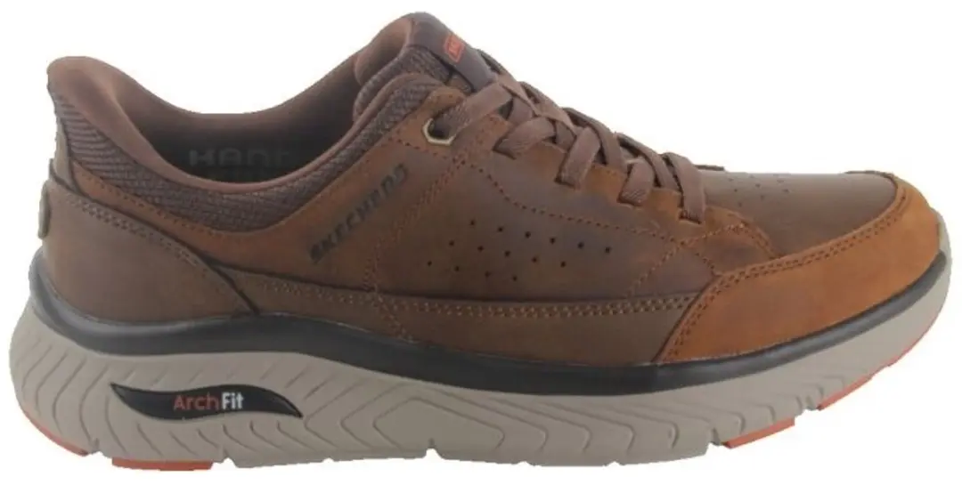 Skechers Felix Arch Fit Crosser Instapschoenen - Bruin - afbeelding 5 van 6