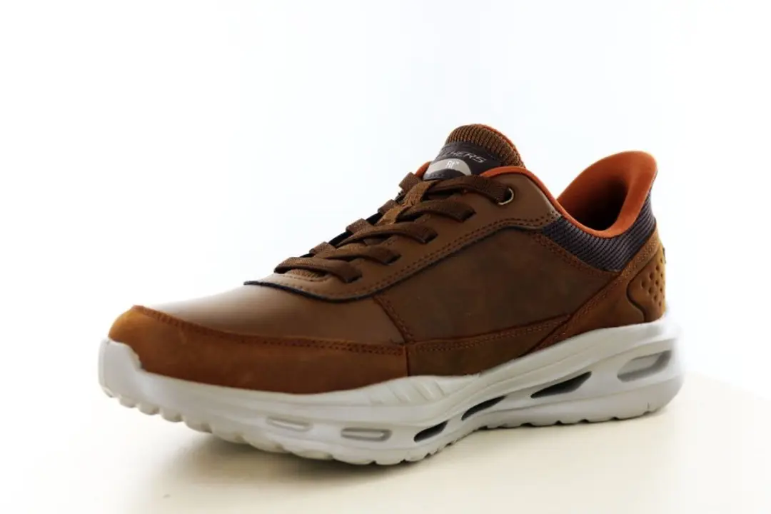 Skechers Arch Fit Orvan Moxley Instappers - Cognac - afbeelding 5 van 6