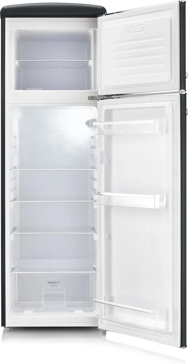 Severin RKG 8984 Retro Koelvriescombinatie - 246L - Zwart