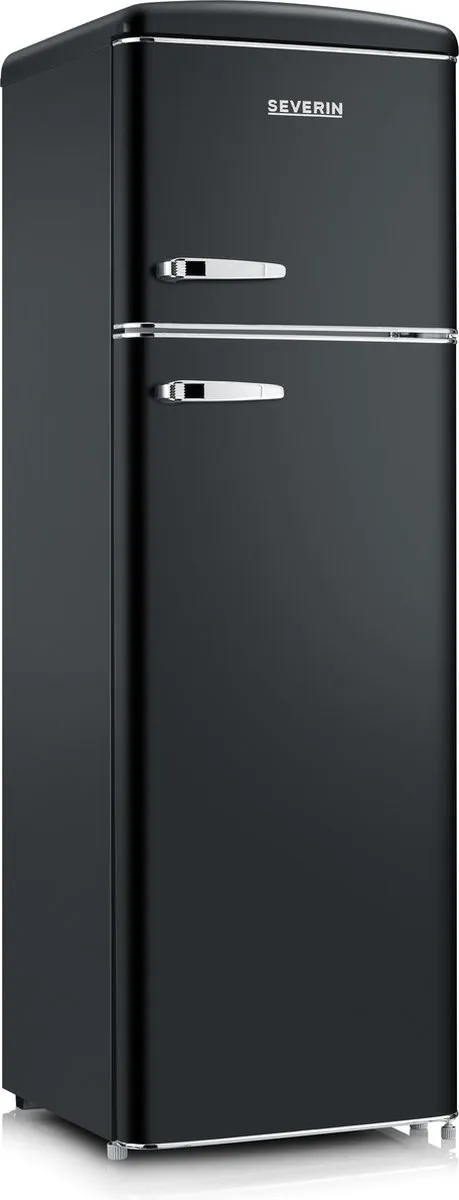 Severin RKG 8984 Retro Koelvriescombinatie - 246L - Zwart