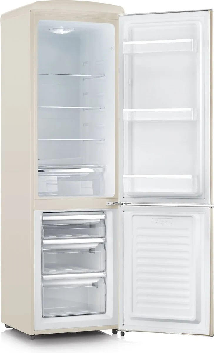 Severin RKG 8919 Retro Koel-vriescombinatie 244L - Creme