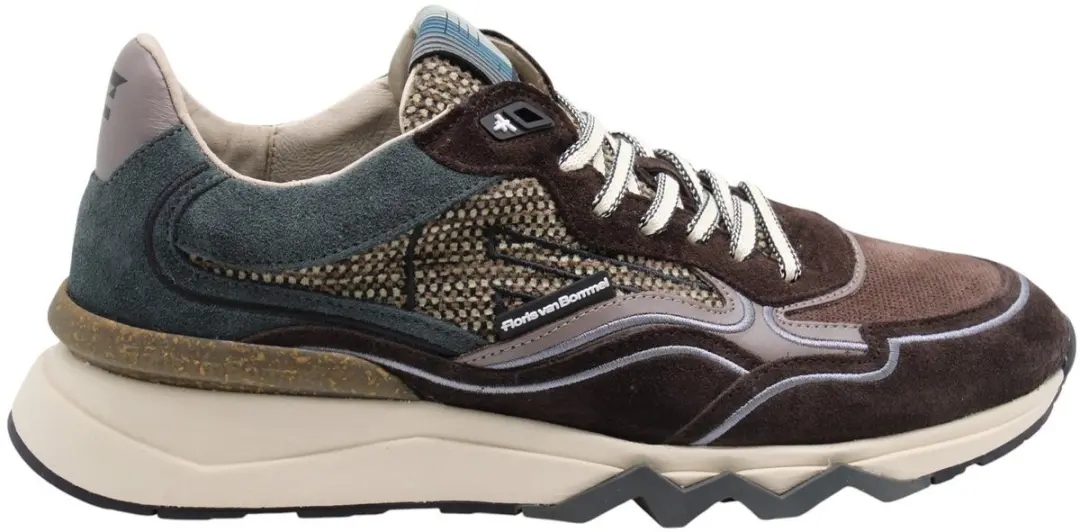 Floris van Bommel De Zager Sneakers - Bruin - afbeelding 6 van 6