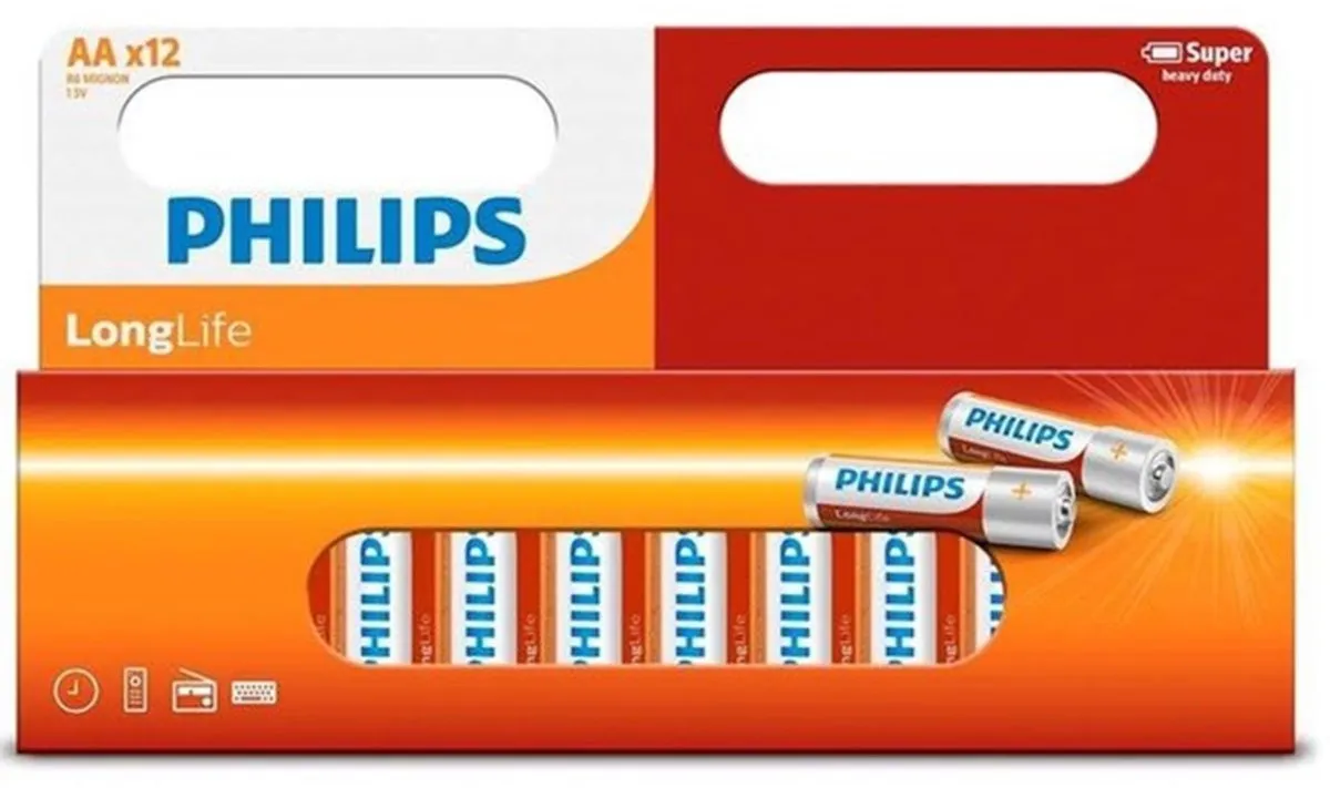 Philips LongLife AA Batterijen R6